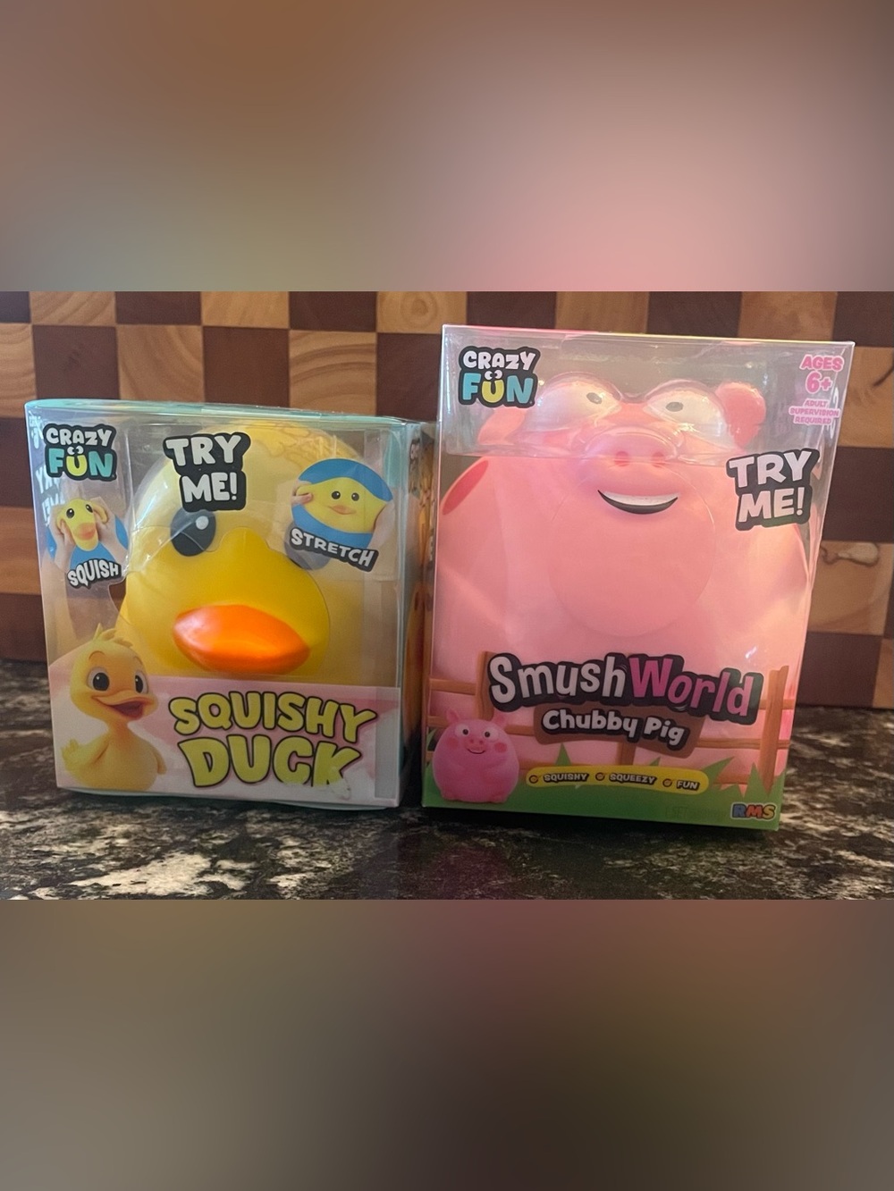 RMS Crazy Fun JUMBO Squishy Duck & Chubby Pig Set